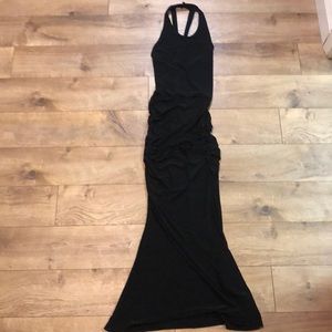 Fitted Low Back Prom Dress